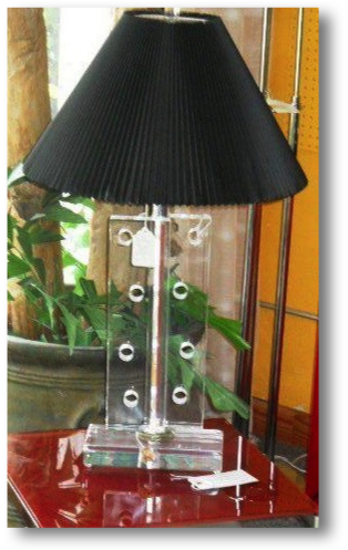 Lucite Lamp